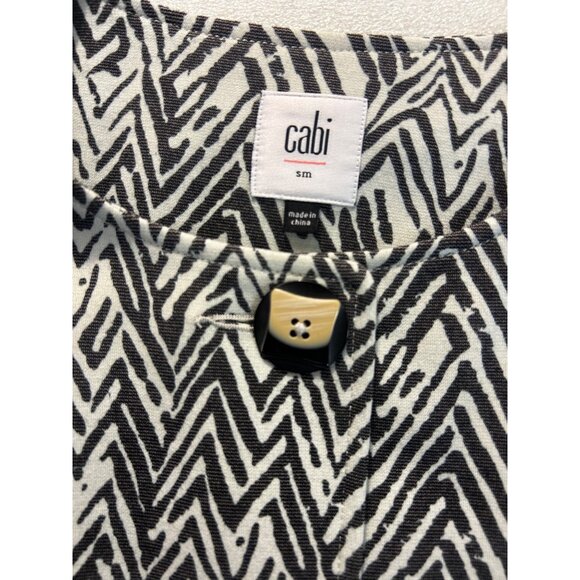 CABI 3034 Zig Zag Ponte Knit Jacket Coat size Small - Picture 6 of 6